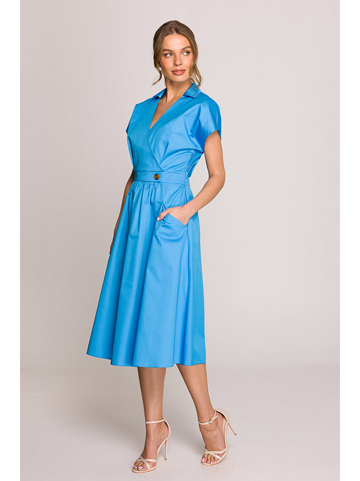 Stylove Sukienka w kolorze niebieskim rozmiar: XL