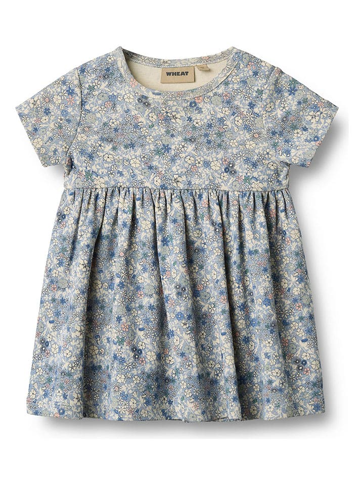 Wheat Sukienka "Nova" w kolorze błękitno-biało-jasnoróżowym rozmiar: 74