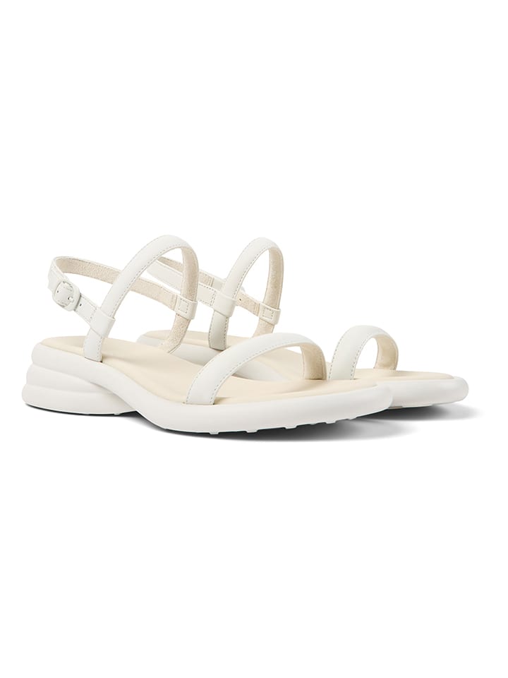 Camper Skórzane sandały w kolorze białym rozmiar: 41