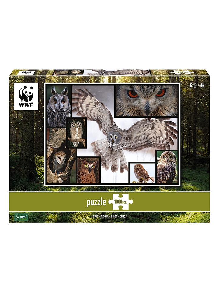 ambassador 1000-częściowe puzzle "Owl" - 12+ rozmiar: onesize