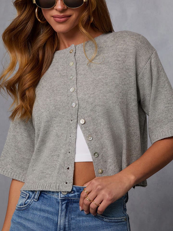 LA Angels Kardigan w kolorze jasnoszarym rozmiar: M