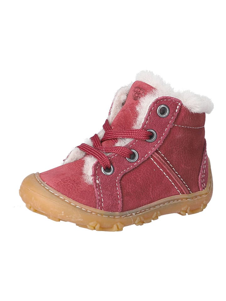 PEPINO Skórzane buty "Elia" w kolorze różowym do nauki chodzenia rozmiar: 24