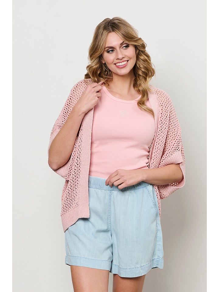 &Co Woman Kardigan "Beki" w kolorze jasnoróżowym rozmiar: 3XL