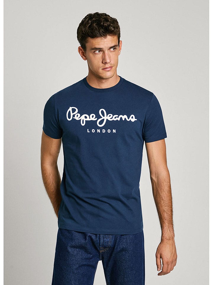 Pepe Jeans Koszulka w kolorze niebieskim rozmiar: XXL