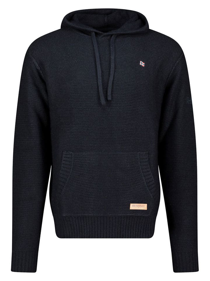 Geographical Norway Bluza "Faglio" w kolorze granatowym rozmiar: L