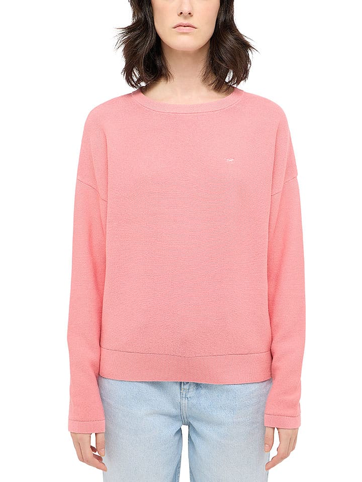 Mustang Sweter w kolorze jasnoróżowym rozmiar: XL
