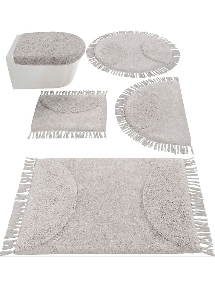 heine home Dywanik łazienkowy w kolorze jasnoszarym rozmiar: 45x50 cm