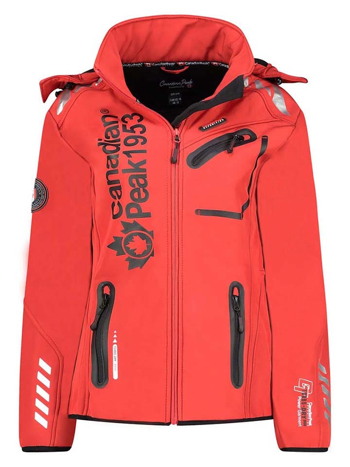 Canadian Peak Kurtka softshellowa "Reinak" w kolorze czerwonym rozmiar: XXL