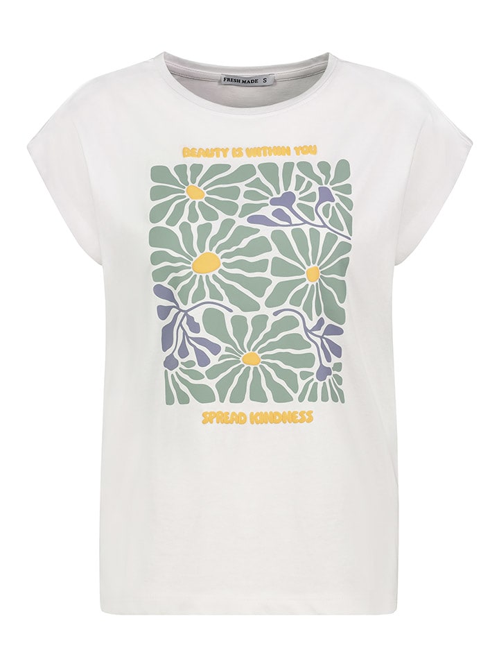 Fresh Made Koszulka w kolorze białym rozmiar: XXL