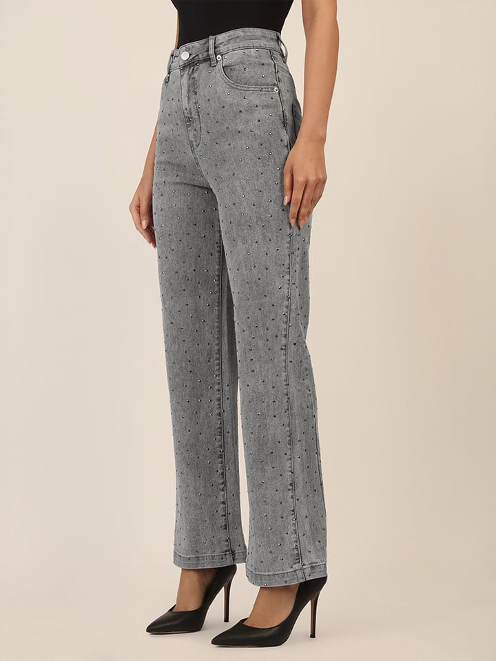 APART Dżinsy - Comfort fit - w kolorze szarym rozmiar: 42