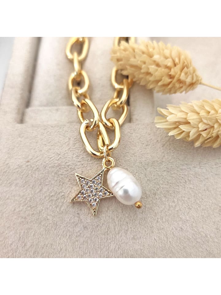 Nakkash Pozłacana bransoletka z zawieszką rozmiar: onesize