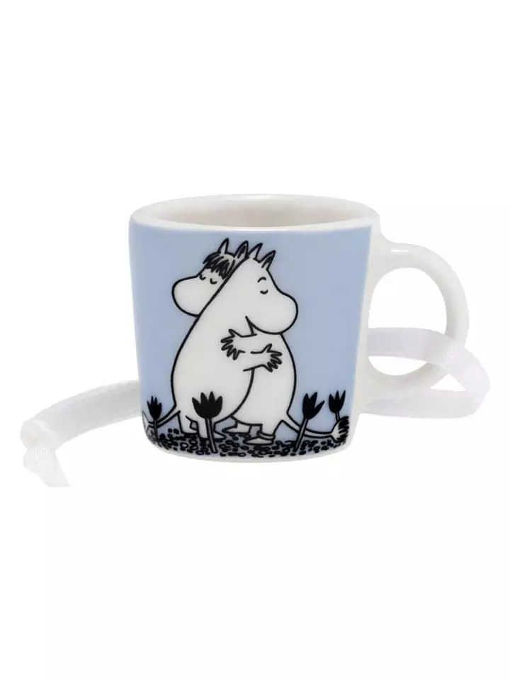 Moomin Kubek "Moomintroll" w kolorze błękitnym - 12 ml rozmiar: onesize