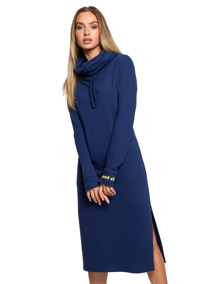 made of emotion Sukienka w kolorze ciemnoniebieskim rozmiar: M