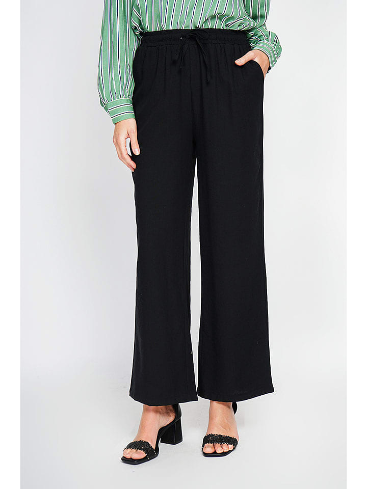 Le Jardin du Lin Spodnie w kolorze czarnym rozmiar: 42