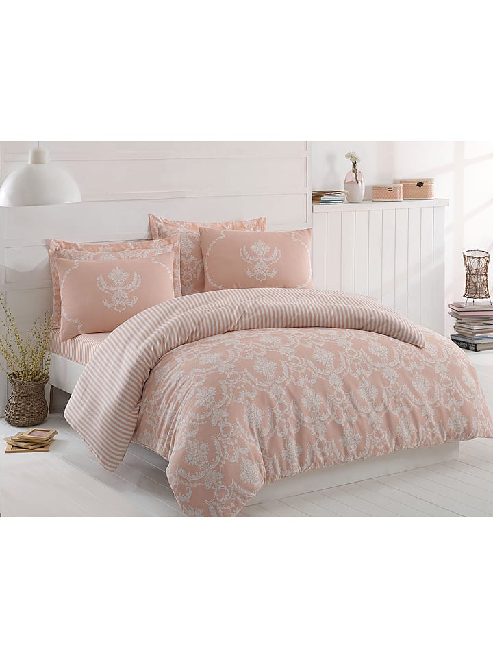 Elizabed Komplet pościeli "Super King" w kolorze beżowym rozmiar: 260x220 cm