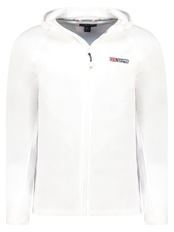 Geographical Norway Kurtka polarowa "Tugood" w kolorze białym rozmiar: XL