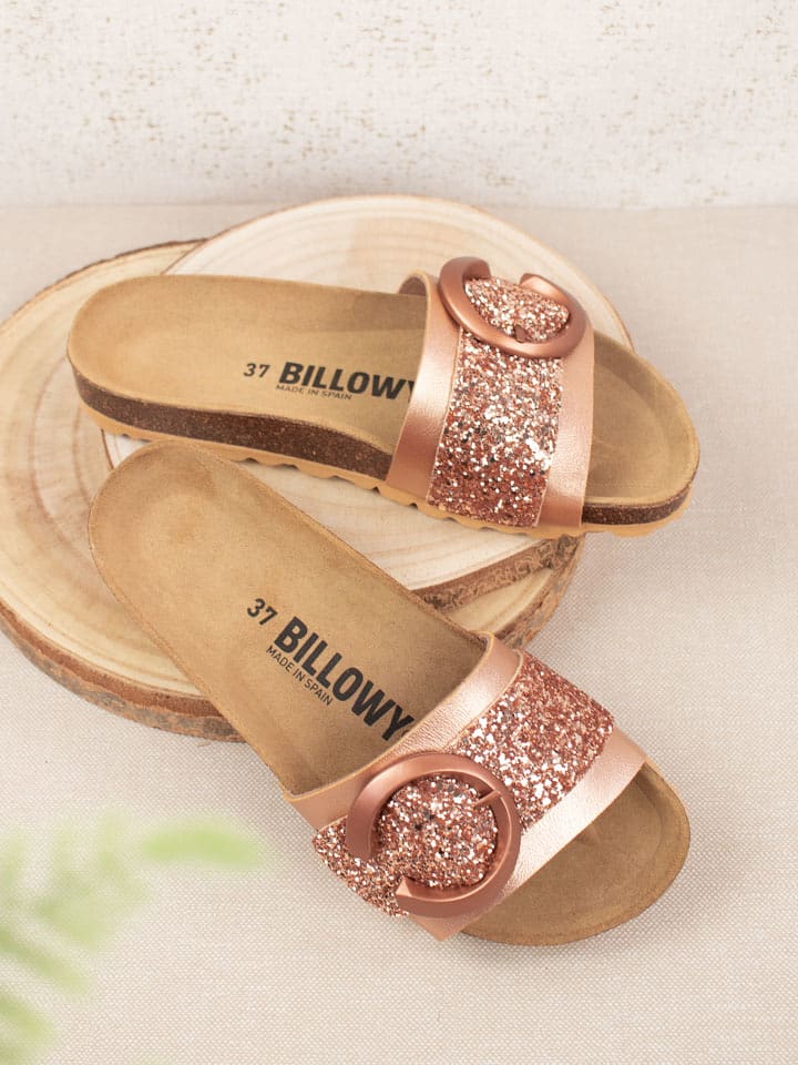 billowy Klapki w kolorze jasnoróżowym rozmiar: 36