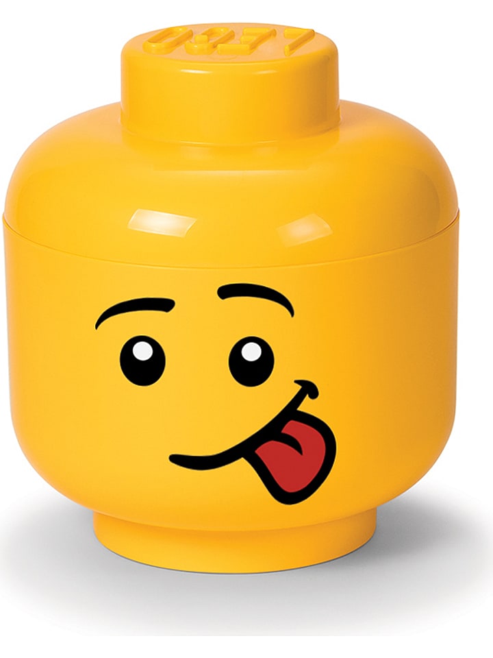 LEGO Pojemnik "Silly" w kolorze żółtym - wys. 27,1 x Ø 24 cm rozmiar: onesize