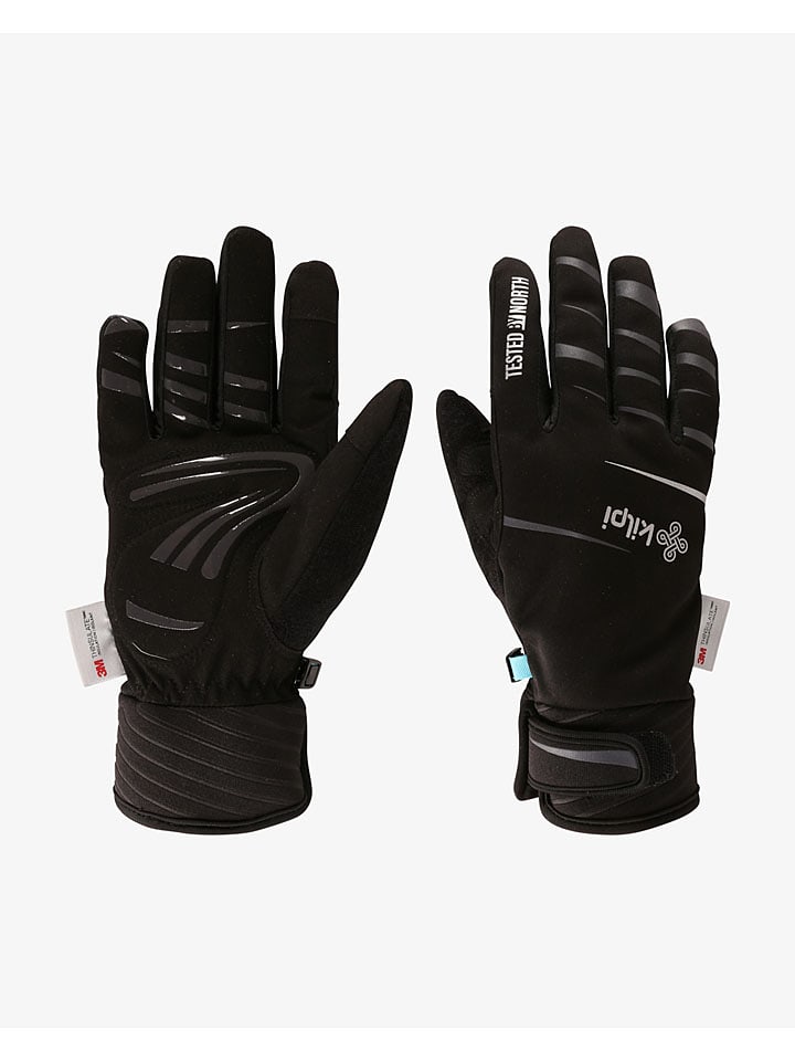 Kilpi Rękawiczki softshellowe "Rot" w kolorze czarnym rozmiar: L