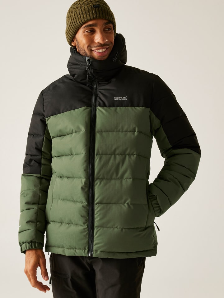 Regatta Kurtka pikowana "Aldthorn" w kolorze oliwkowo-czarnym rozmiar: XXL