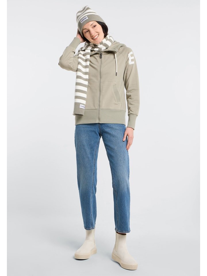 ELBSAND Bluza "Kalea" w kolorze beżowym rozmiar: L