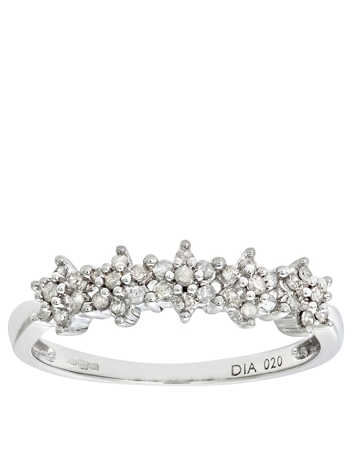 Revoni Złoty pierścionek z diamentami rozmiar: 53