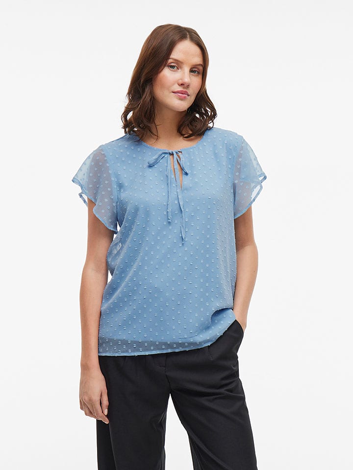 Vila Bluzka "Edee" w kolorze błękitnym rozmiar: 40