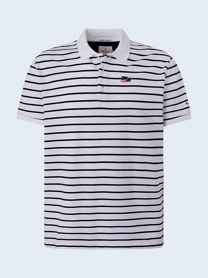 Pepe Jeans Koszulka polo w kolorze białym rozmiar: M