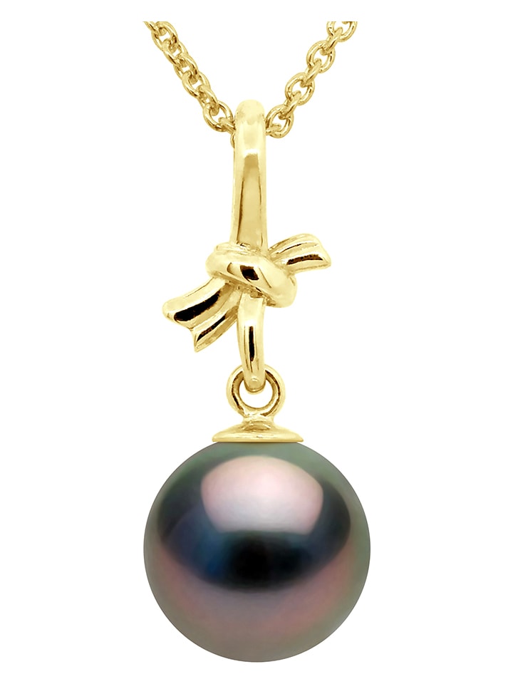 ATELIERS SAINT GERMAIN Złota zawieszka z perłą tahiti rozmiar: onesize