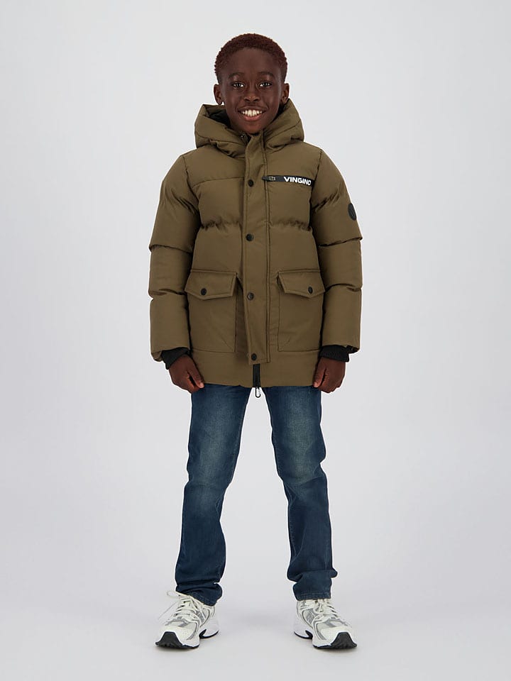 Vingino Kurtka zimowa w kolorze jasnobrązowym rozmiar: 140