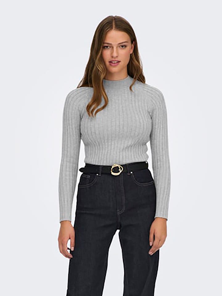 JDY Sweter w kolorze szarym rozmiar: M