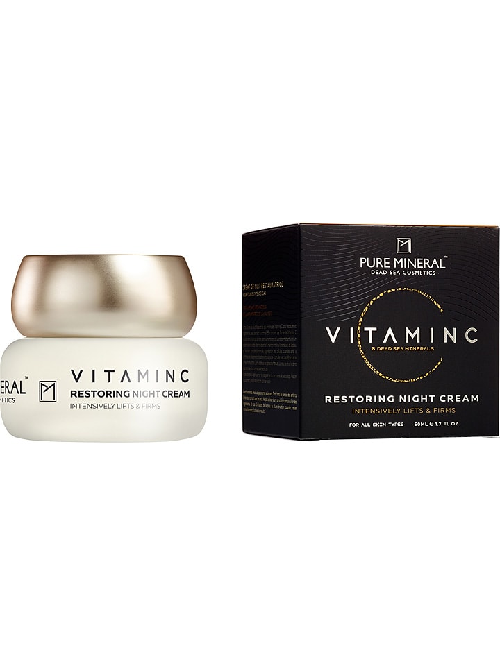 PURE MINERAL Krem na noc "Vitamin C Restoring Night" - 50 ml rozmiar: onesize