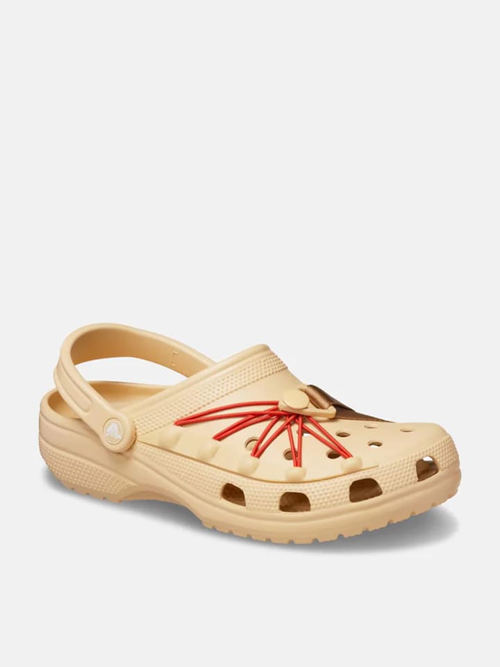 Crocs Chodaki "Classic Webbing" w kolorze beżowym rozmiar: 48/49