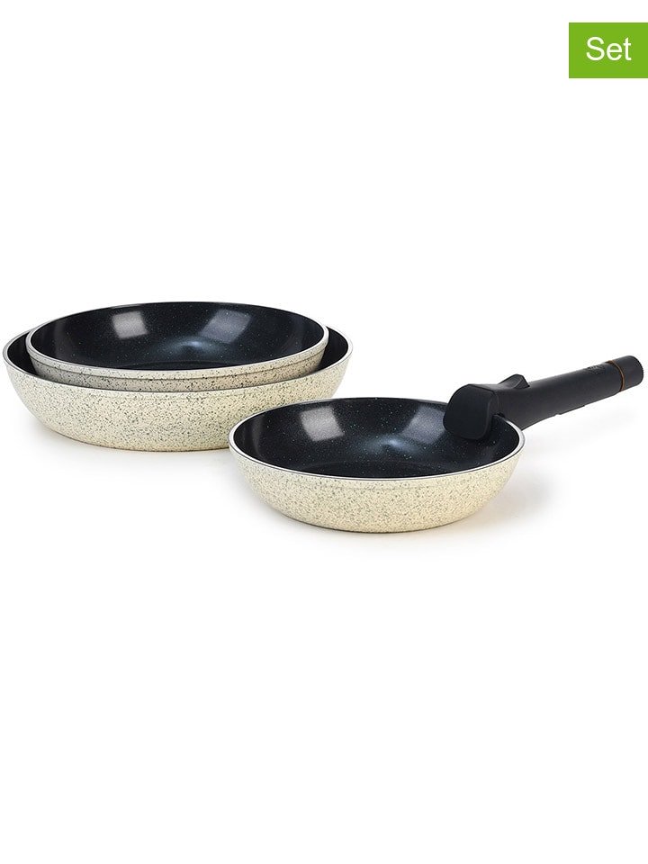 Laguiole 4-częściowy zestaw w kolorze kremowo-czarnym rozmiar: onesize