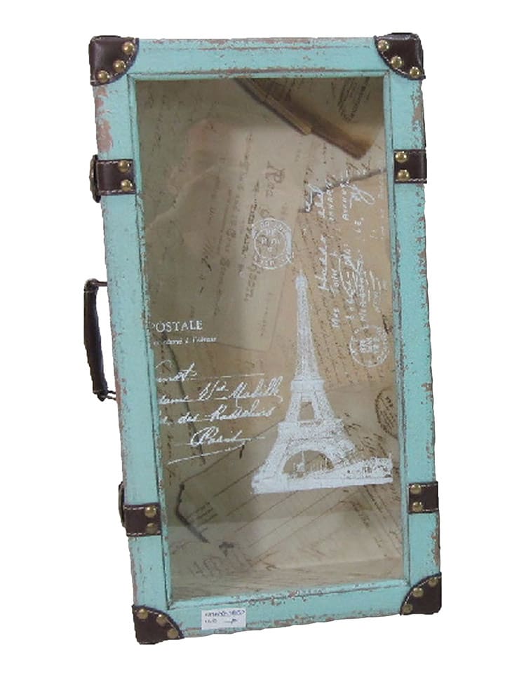 Anticline Dekoracja ścienna w kolorze miętowo-brązowym - 53 x 14 cm rozmiar: onesize