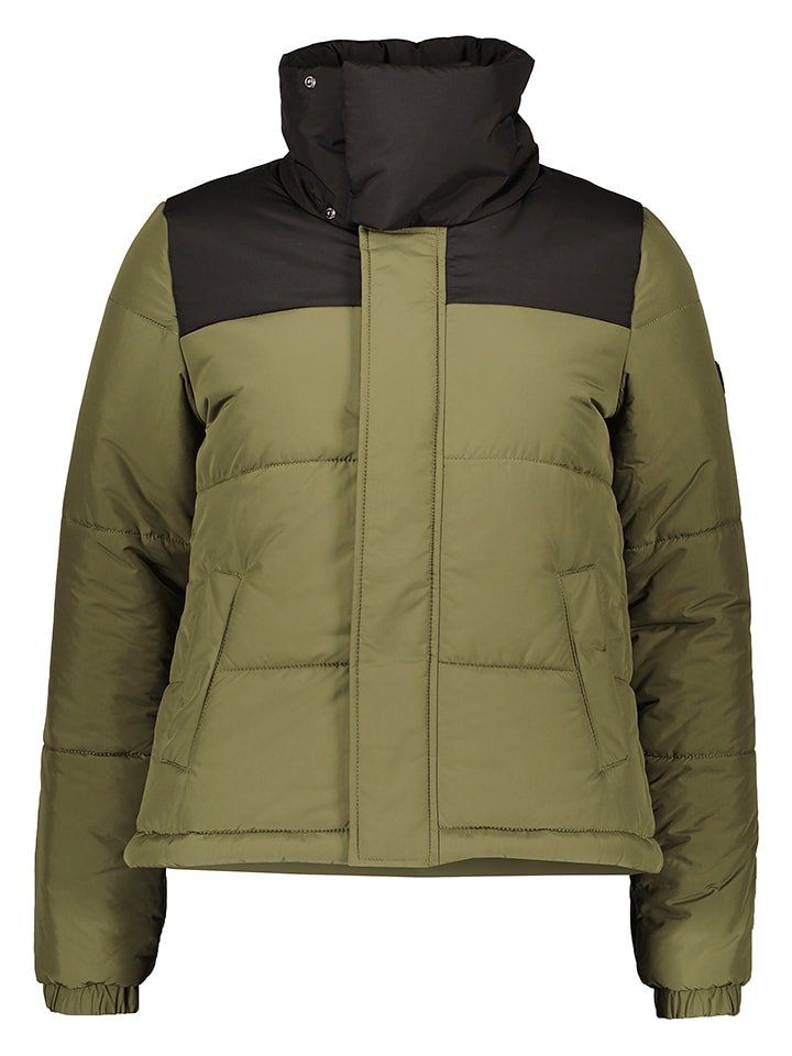 O'Neill Kurtka pikowana "Misty" w kolorze oliwkowo-czarnym rozmiar: S