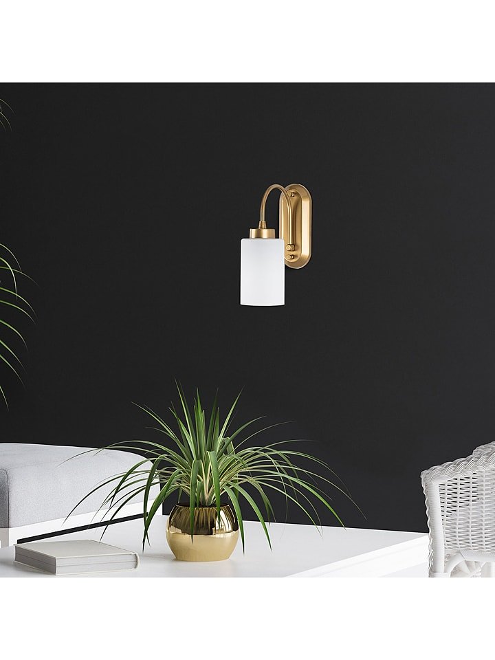 Opviq Lampa ścienna w kolorze złotym - 10 x 28 cm rozmiar: onesize