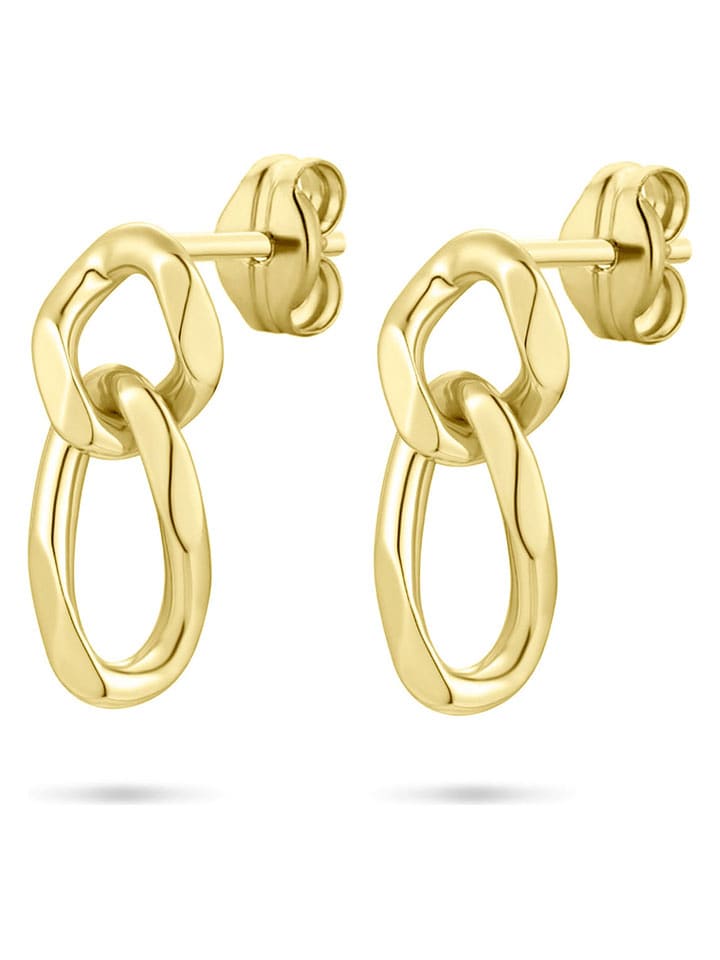 Les Petites Précieuses Pozłacane kolczyki-wkrętki rozmiar: onesize