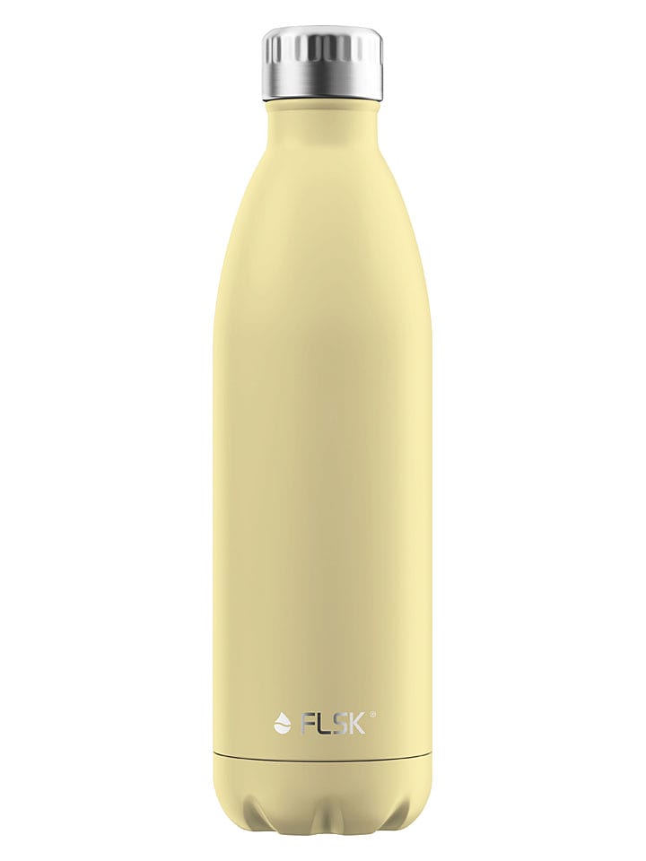 FLSK Butelka termiczna w kolorze żółtym - 750 ml rozmiar: onesize