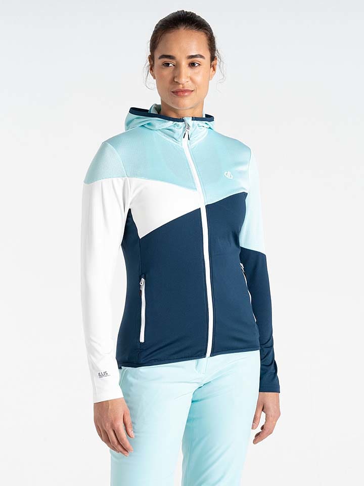 Dare 2b Kurtka funkcyjna "ConveyIII Core Stretch" w kolorze błękitno-granatowo-białym rozmiar: 38