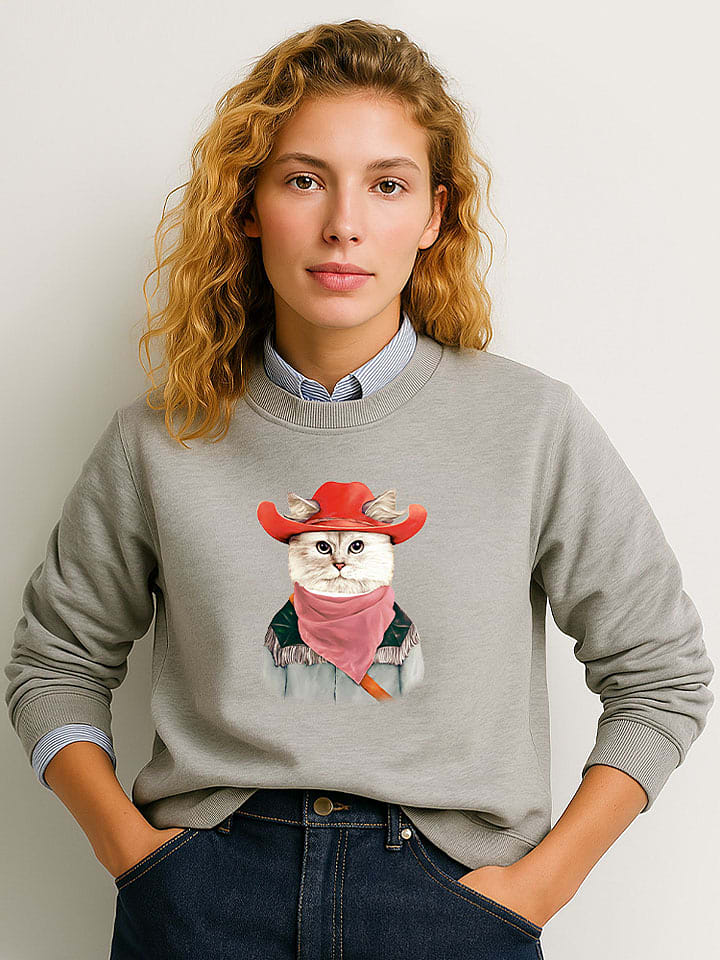 WOOOP Bluza w kolorze szarym rozmiar: M