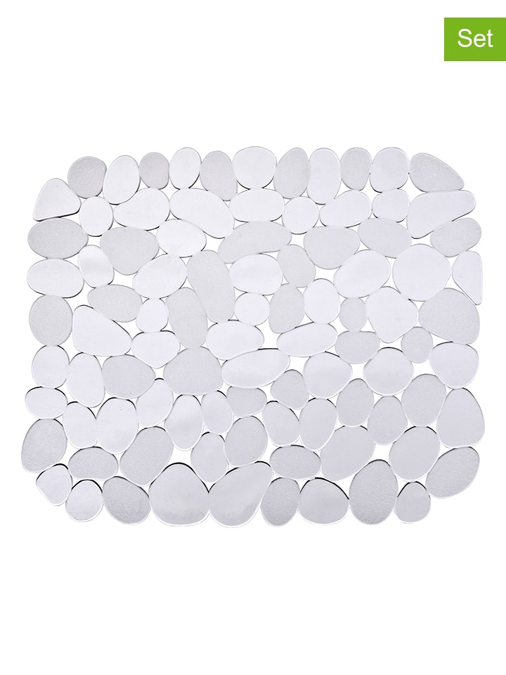 Wenko Maty (2 szt.) "Stone” do zlewu - dł. 31 x 26 cm rozmiar: onesize