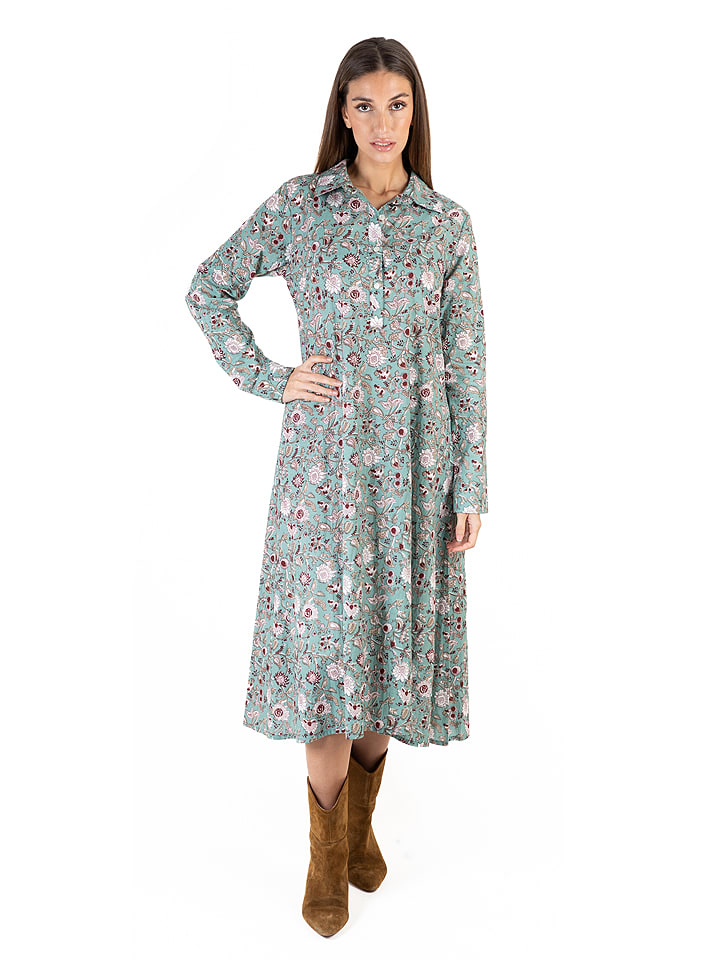 Isla Bonita by SIGRIS Sukienka w kolorze błękitnym rozmiar: M