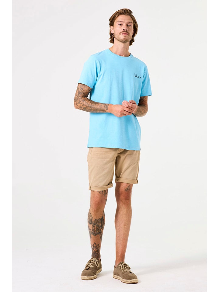 Garcia Koszulka w kolorze błękitnym rozmiar: L