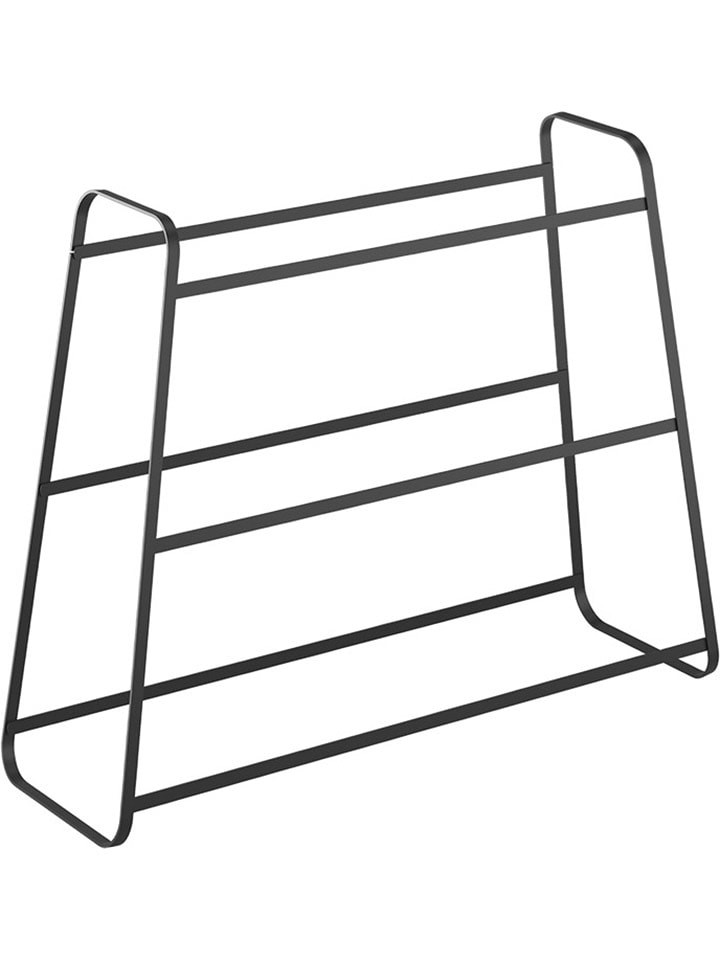 metaltex Regał "Derby" w kolorze czarnym na buty - 57 x 45 x 18 cm rozmiar: onesize