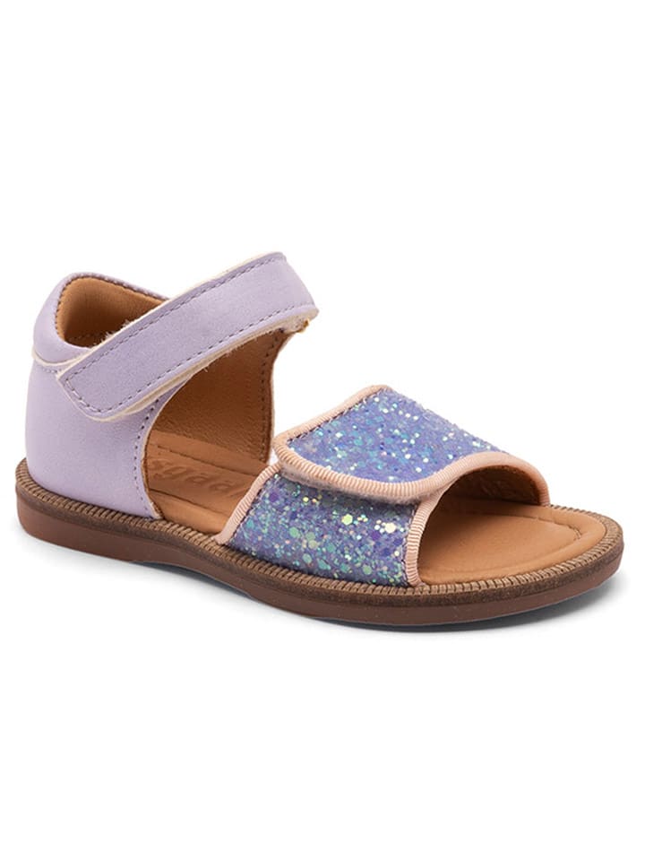 bisgaard Skórzane sandały w kolorze fioletowym rozmiar: 29