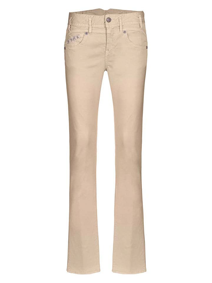 Herrlicher Dżinsy "Pearl" - Regular fit - w kolorze beżowym rozmiar: W29/L32