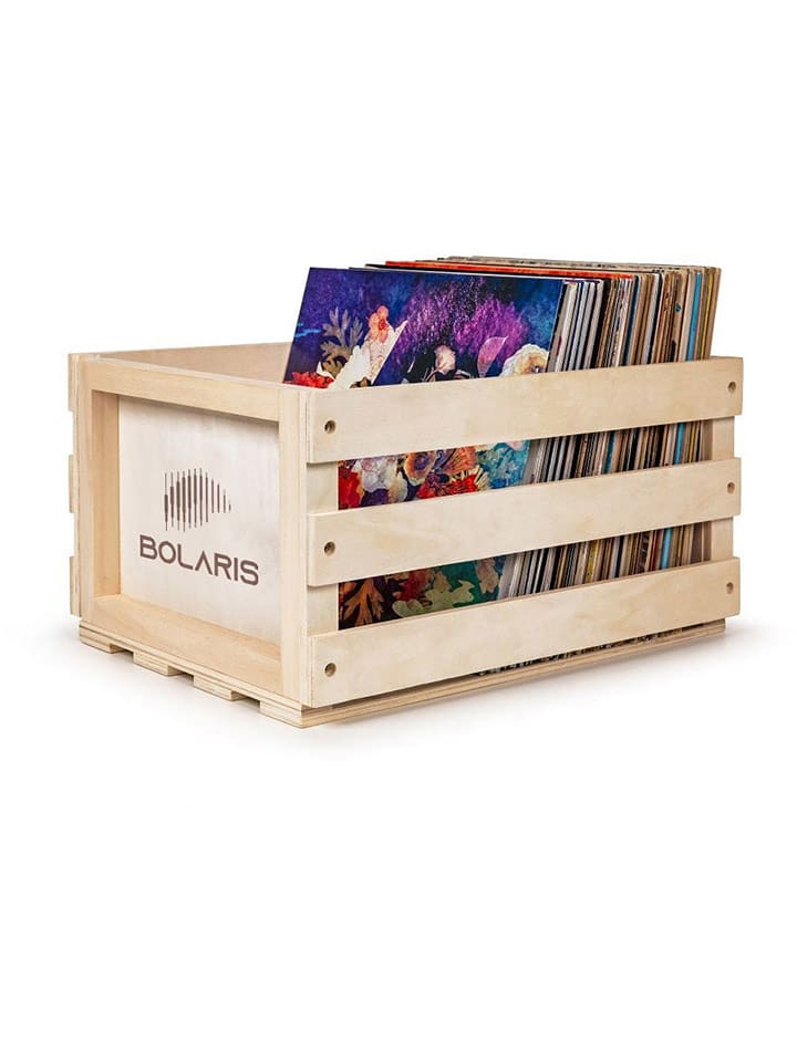 Bolaris Stojak w kolorze beżowym na płyty - 45,7 x 34,6 x 24 cm rozmiar: onesize