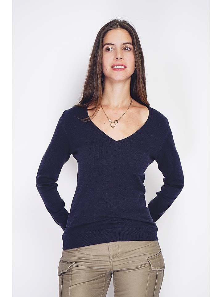 William de Faye Sweter w kolorze granatowym rozmiar: 36