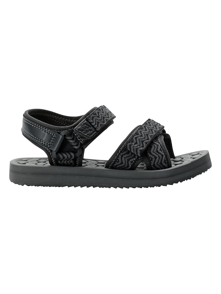 Jack Wolfskin Sandały "Zulu VC K" w kolorze czarnym rozmiar: 35